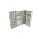 Ver imagem 1 de Kit Closet Loja Armário Colmeia Cabideiro Canto M93