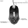 Teclado e Mouse com fio Bosston Gaming 8350 luz de fundo arco íris - 4