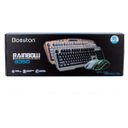 Ver mais imagens de Teclado e Mouse com fio Bosston Gaming 8350 luz de fundo arco íris