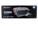 Ver mais imagens de Teclado e Mouse com fio Bosston Gaming 8350 luz de fundo arco íris