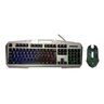 Teclado e Mouse com fio Bosston Gaming 8350 luz de fundo arco íris - 6