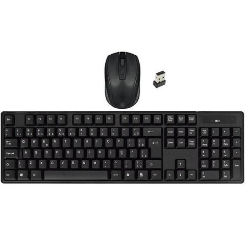 Kit Mouse E Teclado Sem Fio Weibo wb80 Wireless 2 4ghz
