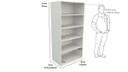 Ver imagem 4 de Armário Prateleira Multiuso M5 100% Mdf (loja Closet)