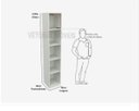 Ver imagem 1 de Armário Colmeia Eloisa M18 100% Mdf (closet Lojas Expositor)