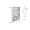 Armário Misto Colmeia Arara M13 100% Mdf Organizador Estante - 4