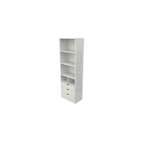 Armário Colmeia Mirela M7 (closet, lojas, roupas, organizador, expositor)