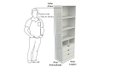 Ver imagem 4 de Armário Colmeia Mirela M7 (closet, lojas, roupas, organizador, expositor)