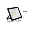 Refletor Luminoso 50w Led Zmlama Smd Eco Preto Maben - 6