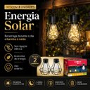 Ver imagem 3 de Kit Luminárias Lamparinas Solar Estella Ourolux 3000k IP65 Área Externa Jardim