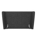 Ver imagem 4 de Cabeceira Design para Cama King Torres Pés em Madeira Linho Chumbo G91 - Gran Belo