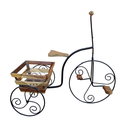 Ver imagem 2 de Bicicleta Decorativa para Jardim em Madeira de Demolição e Detalhe em Ferro Sudeste Rústico