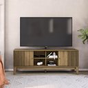 Ver imagem 3 de Rack para TV até 72 Polegadas com 2 Portas de Correr 180cm Multimóveis CR45365 Mel