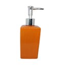 Ver imagem 1 de Porta Sabonete Líquido 350ml Quadrado Porcelana:Laranja