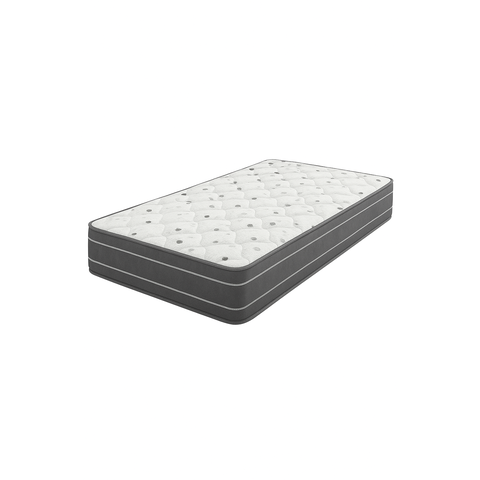 Colchão Molas Ensacadas 78x188x28 - Lateral Cinza Premium