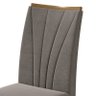 Conjunto 8 Cadeiras Apogeu Amêndoa/Suede Bege - Móveis Lopas - 3