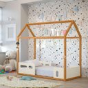 Ver imagem 2 de Mini Cama Liv Matic Cor Off White/Freijó