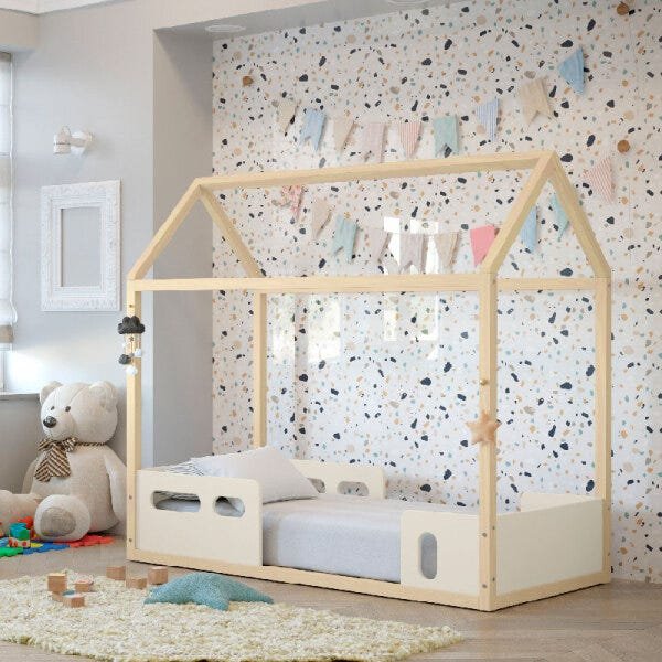 Mini Cama Liv Matic Cor Off White/Natural - 2