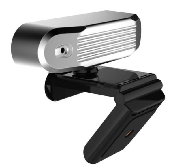 Webcam 1080P Full HD Preta para Chamadas e Gravação - 3