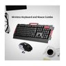 Teclado Sem Fio Mouse Combo 2400dpi Preto - 4