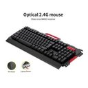 Ver imagem 2 de Teclado Sem Fio Mouse Combo 2400dpi Preto