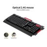 Teclado Sem Fio Mouse Combo 2400dpi Preto - 2