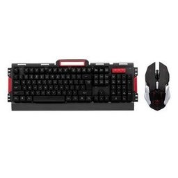 Teclado Sem Fio Mouse Combo 2400dpi Preto - 1