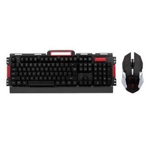 Teclado Sem Fio Mouse Combo 2400dpi Preto