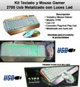 Ver imagem 3 de Teclado e Mouse Gamer 2700 Dourado e Prata