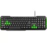Teclado Gamer teclas verdes TC201 Multilaser - 1