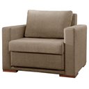 Ver imagem 1 de Poltrona Cama Hermes Luxo Castellar Móbile Linho Bege