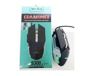 Mouse Gaming Gamer 8 Botoes Weibo S300 Preto - 3