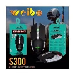Mouse Gaming Gamer 8 Botoes Weibo S300 Preto - 4