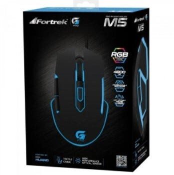 Mouse Gamer Pro M5 Rgb preto - 4