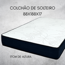 Ver imagem 7 de Colchão Solteiro D28 Branco com Espuma de Alta Densidade 188x88.