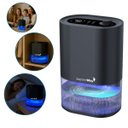 Ver imagem 1 de Desumidificador Antimofo Secar Ar Elétrico 2000ml Led Lâmpada Ambiente 7 Cores Preto Importway