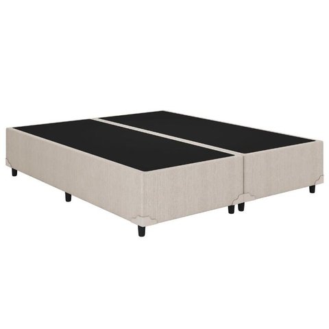 Cama Box Base Universal CRC Linhão Palha 186x198x20