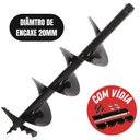 Ver imagem 2 de Broca pra Perfurador de Solo Encaixe de 20mm com Lâmina