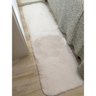 Tapete Passadeira Felpuda 2,00 x 0,60 Mt Antiderrapante Branco - 2