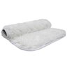 Tapete Passadeira Felpuda 2,00 x 0,60 Mt Antiderrapante Branco - 4