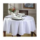 Ver imagem 1 de Toalha de Mesa Redonda 4 Cadeiras 1,60M Requinte Dohler - Branco
