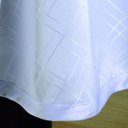 Ver imagem 2 de Toalha de Mesa Redonda 4 Cadeiras 1,60M Requinte Dohler - Branco