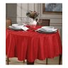 Toalha de Mesa Redonda 4 Cadeiras 1,60M Requinte Dohler - Vermelho - 1