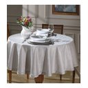 Ver imagem 1 de Toalha de Mesa Redonda 4 Cadeiras 1,60M Requinte Dohler - Prata
