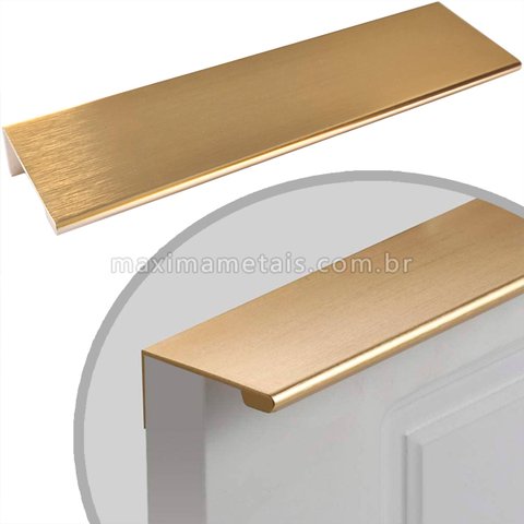 10 x Puxador Gaveta Armário Móveis Perfil Alumínio Premium 150mm