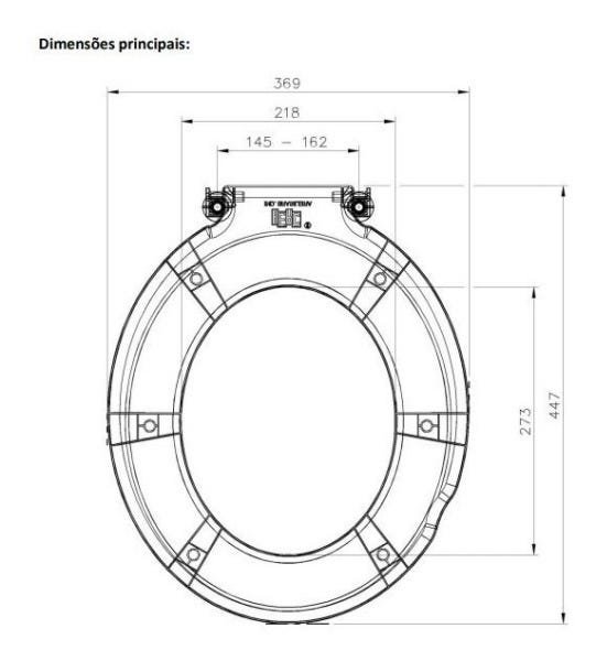 Tampa de Vaso Sanitário Pp Caramelo Universal Oval - 3