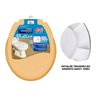 Tampa de Vaso Sanitário Pp Caramelo Universal Oval - 2