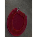 Ver imagem 2 de Tampa De Vaso Sanitário Poliéster Universal Cor Pink