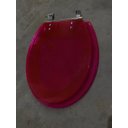 Ver imagem 3 de Tampa De Vaso Sanitário Poliéster Universal Cor Pink