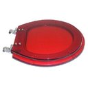Ver imagem 3 de Tampa De Vaso Sanitário Poliéster Universal Oval Vermelho
