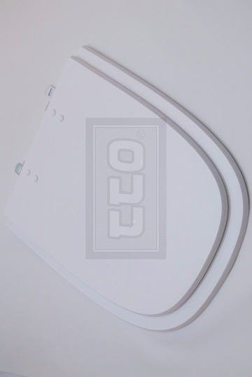 Tampa De Vaso Sanitário Poliéster Sabatini Bco Icasa Clean - 3